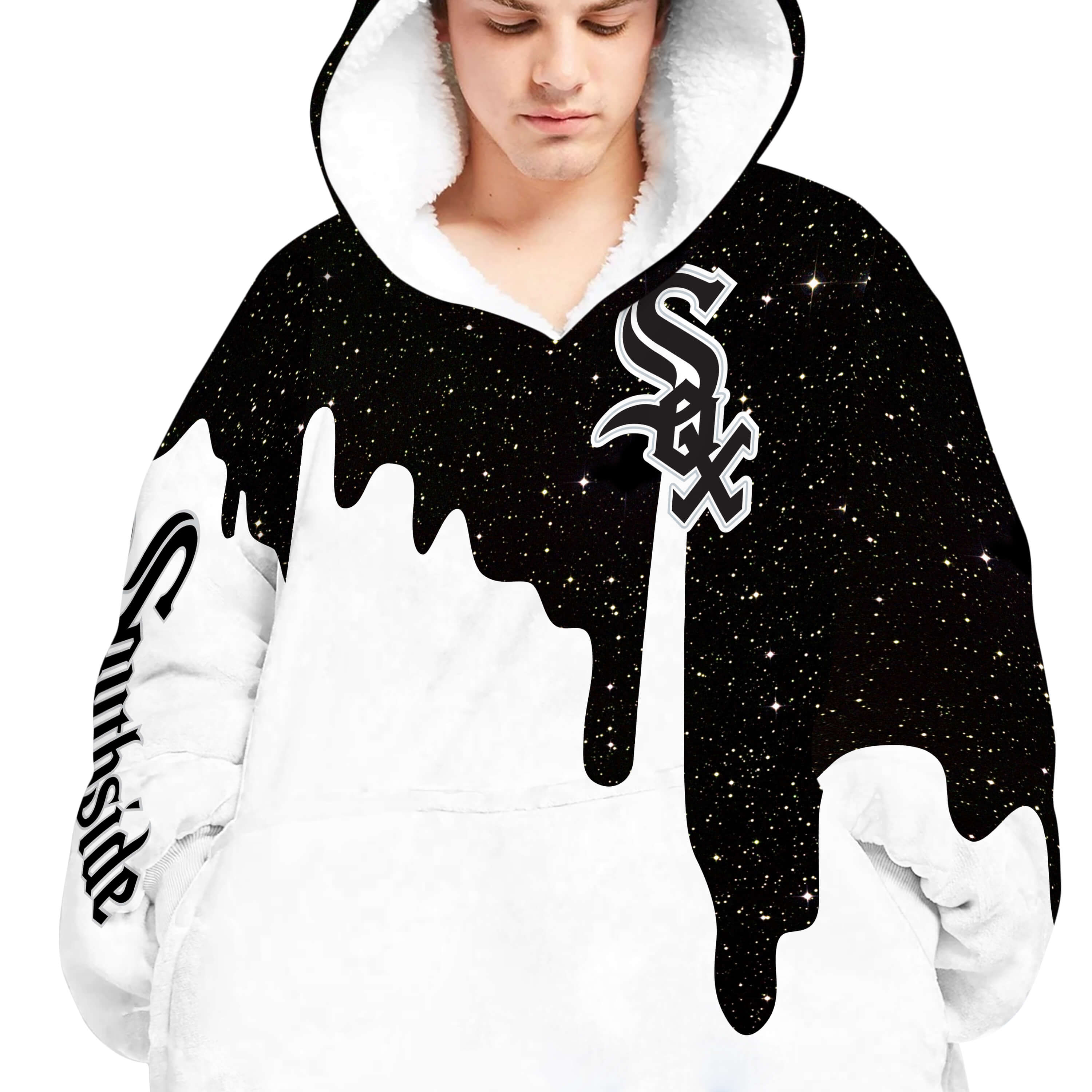 Limited Edition - Custom Name - Chicago White Sox - Oodie Blanket - Image 5