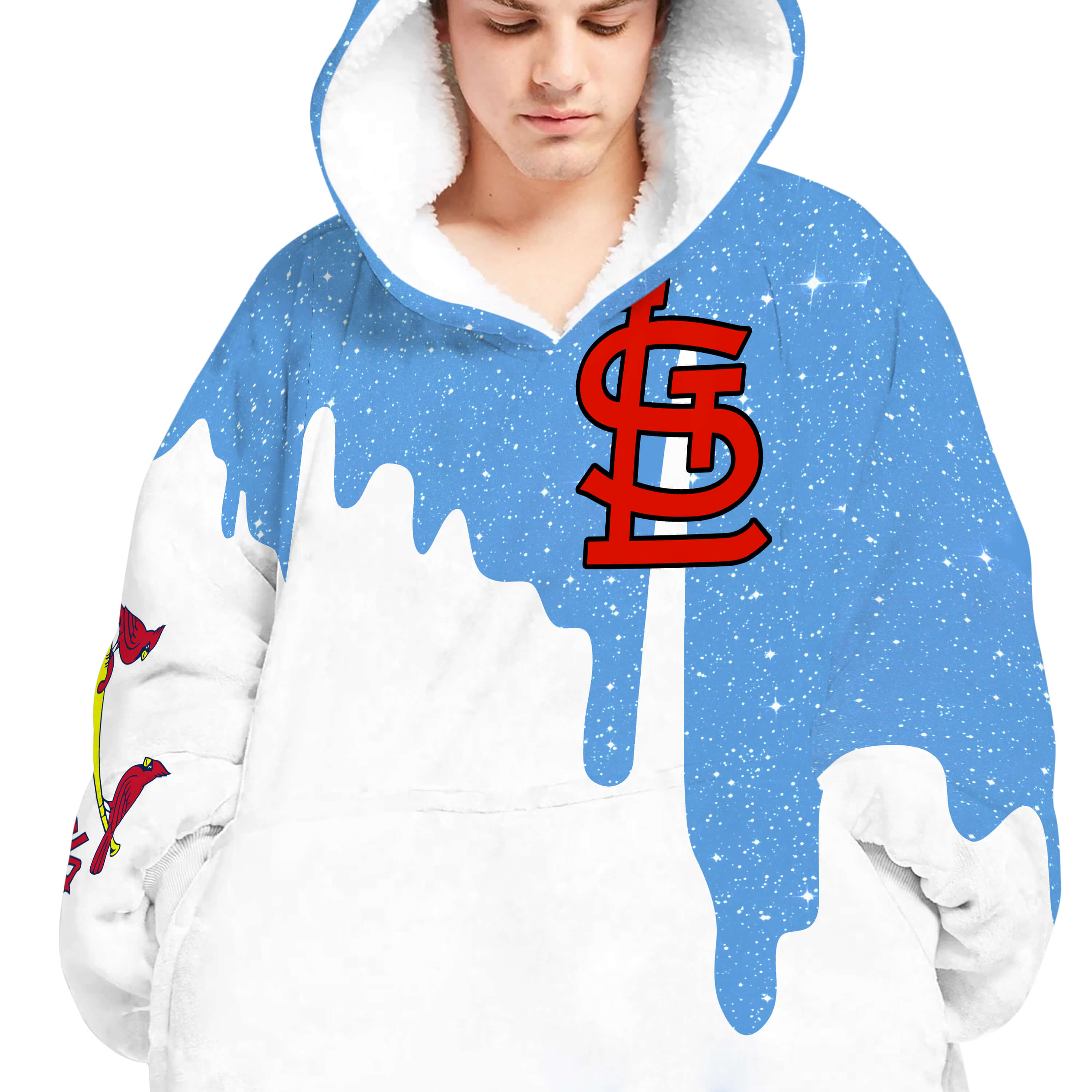 Limited Edition - Custom Name - St. Louis Cardinals - Oodie Blanket - Image 5