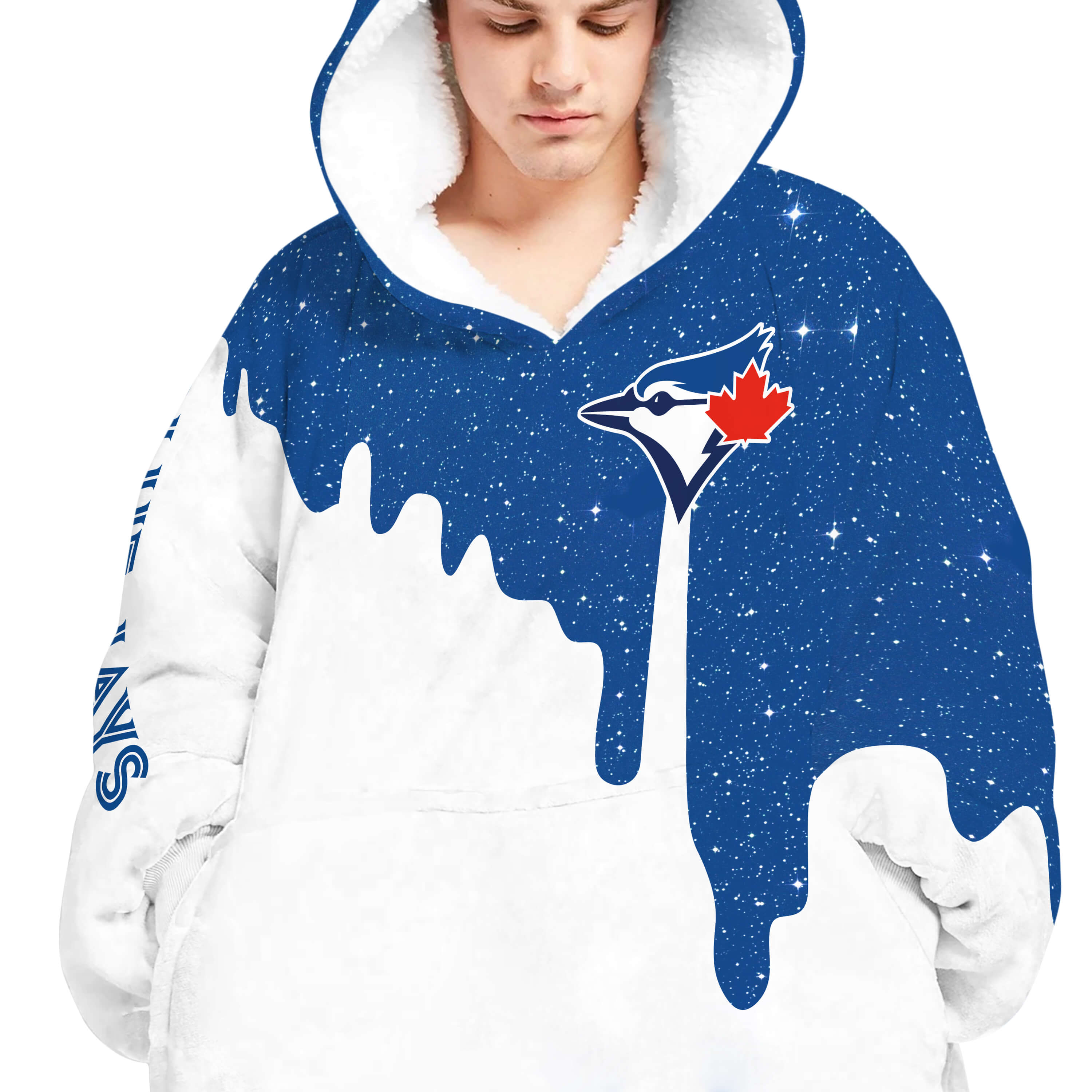 Limited Edition - Custom Name - Toronto Blue Jays - Oodie Blanket - Image 5