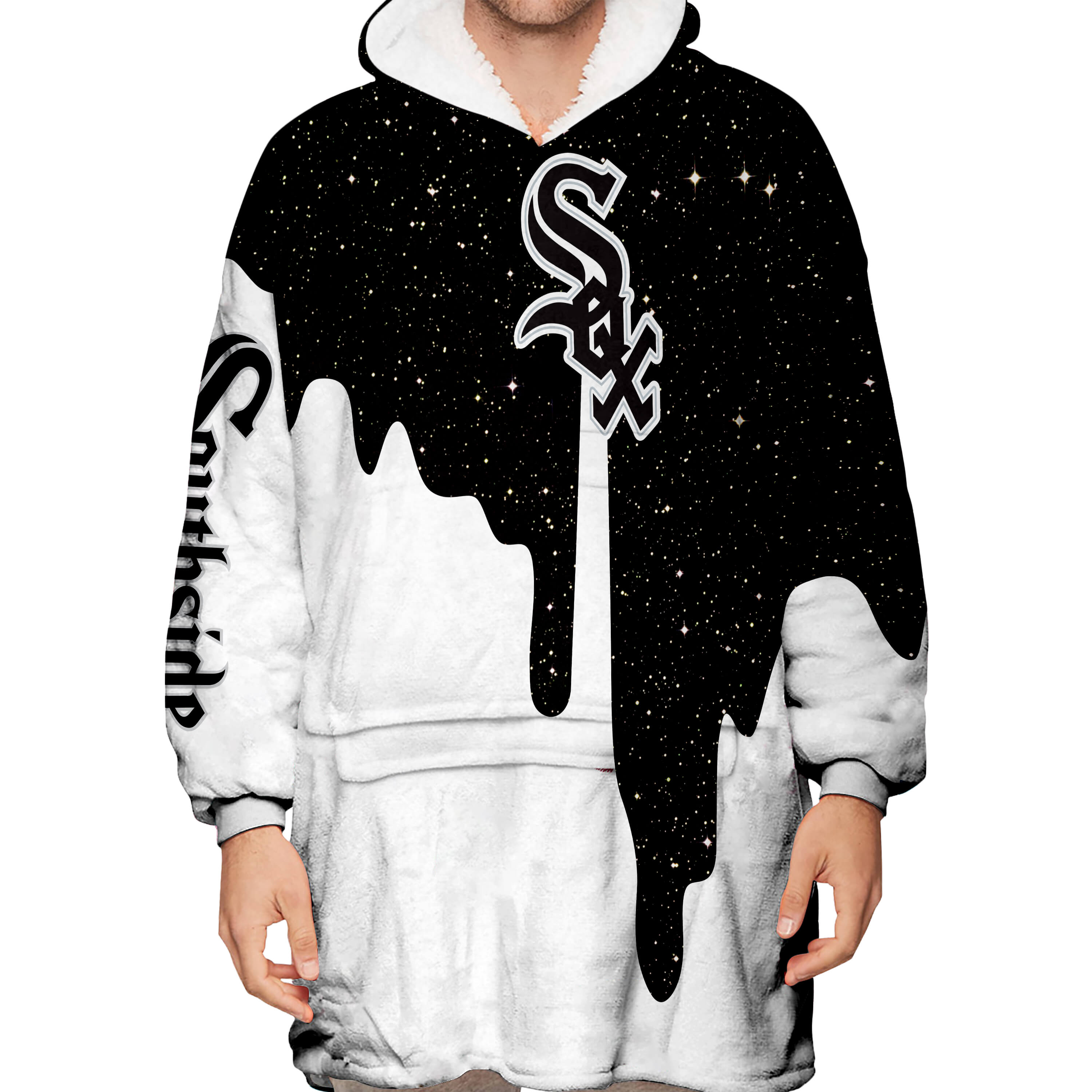 Limited Edition - Custom Name - Chicago White Sox - Oodie Blanket - Image 4