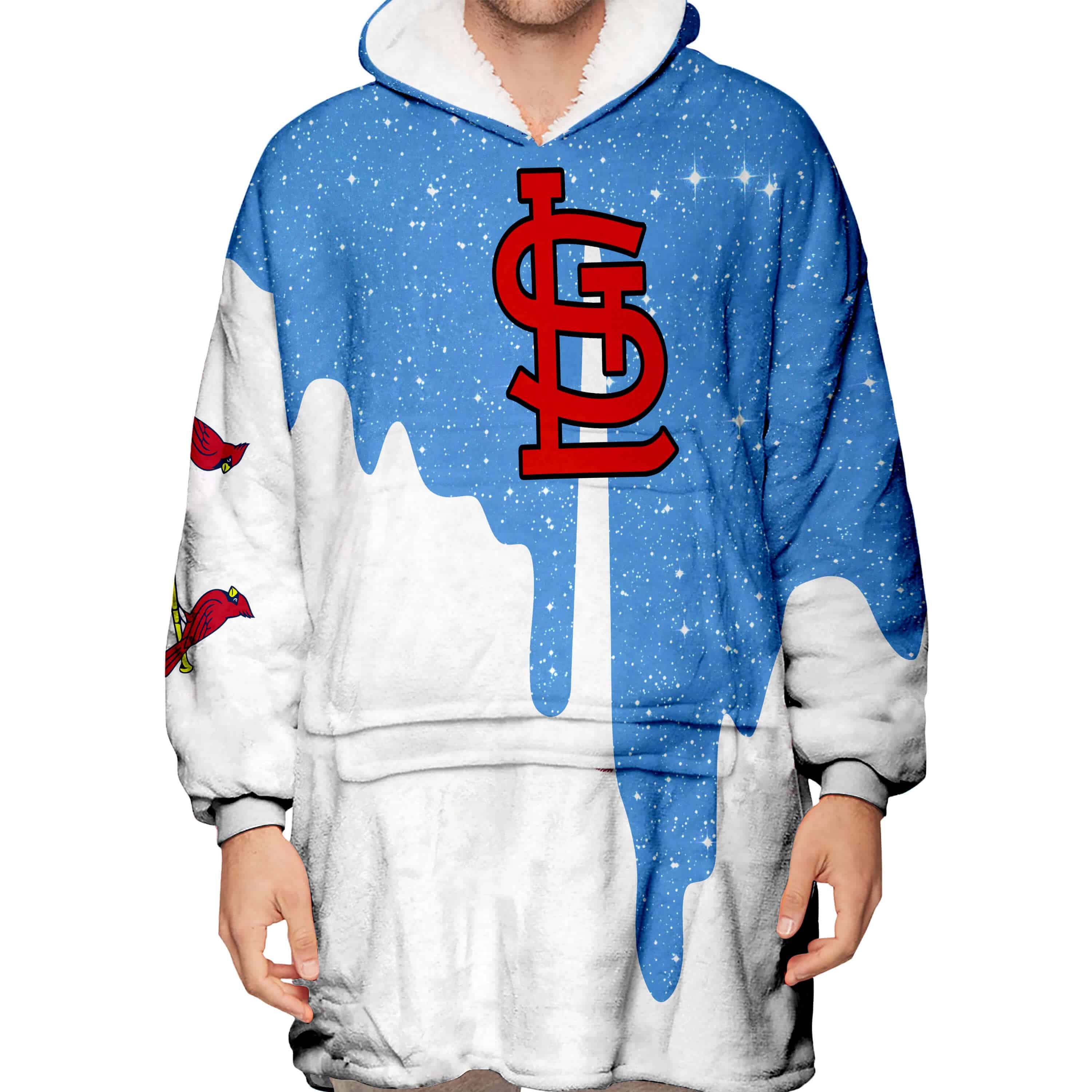 Limited Edition - Custom Name - St. Louis Cardinals - Oodie Blanket - Image 4