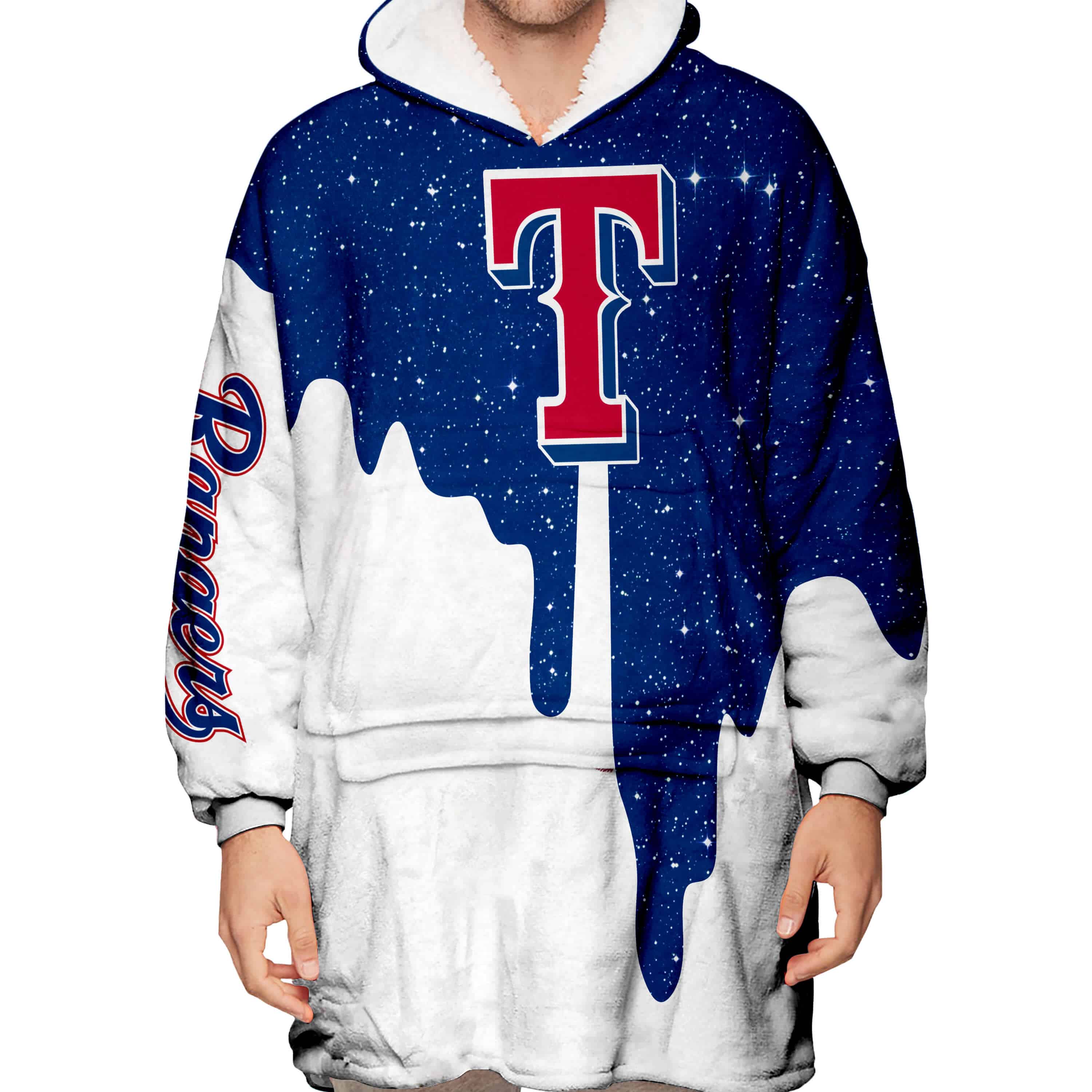 Limited Edition - Custom Name - Texas Rangers - Oodie Blanket - Image 4