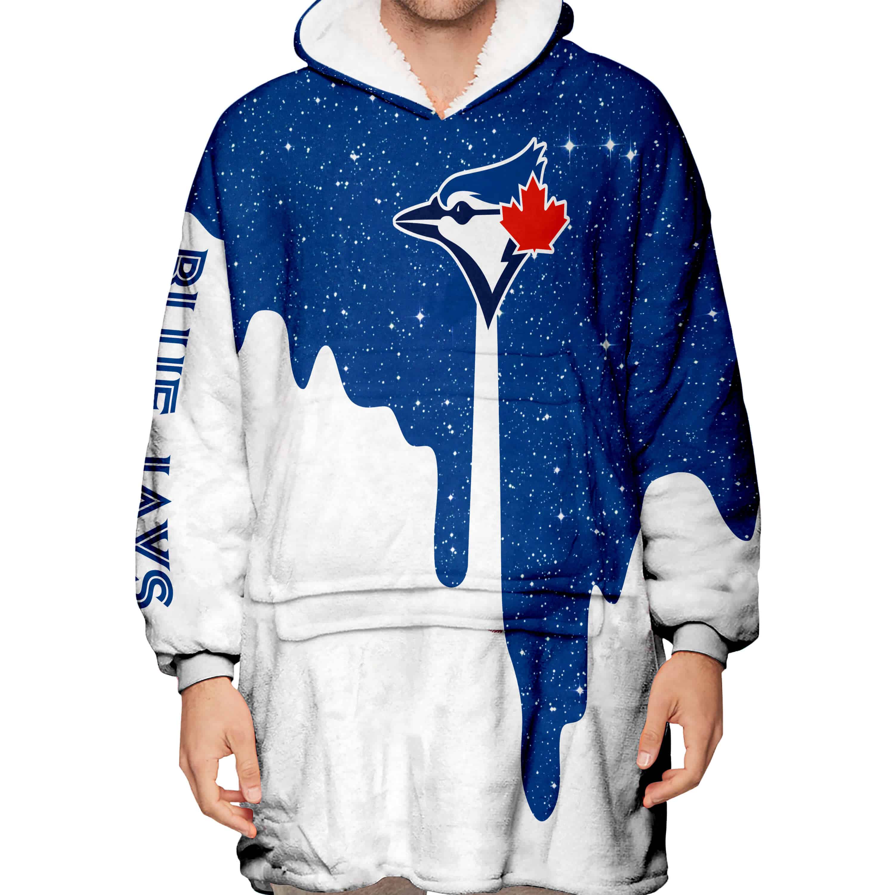 Limited Edition - Custom Name - Toronto Blue Jays - Oodie Blanket - Image 4