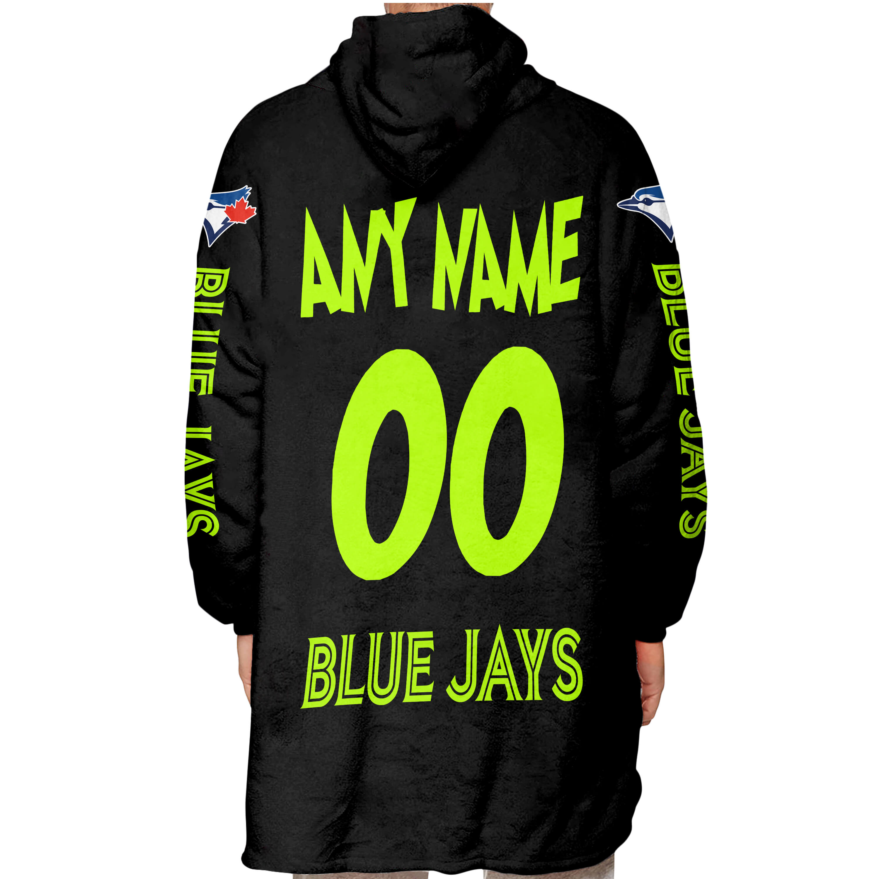Grinch - Ew People - Toronto Blue Jays - Oodie Blanket - Image 3