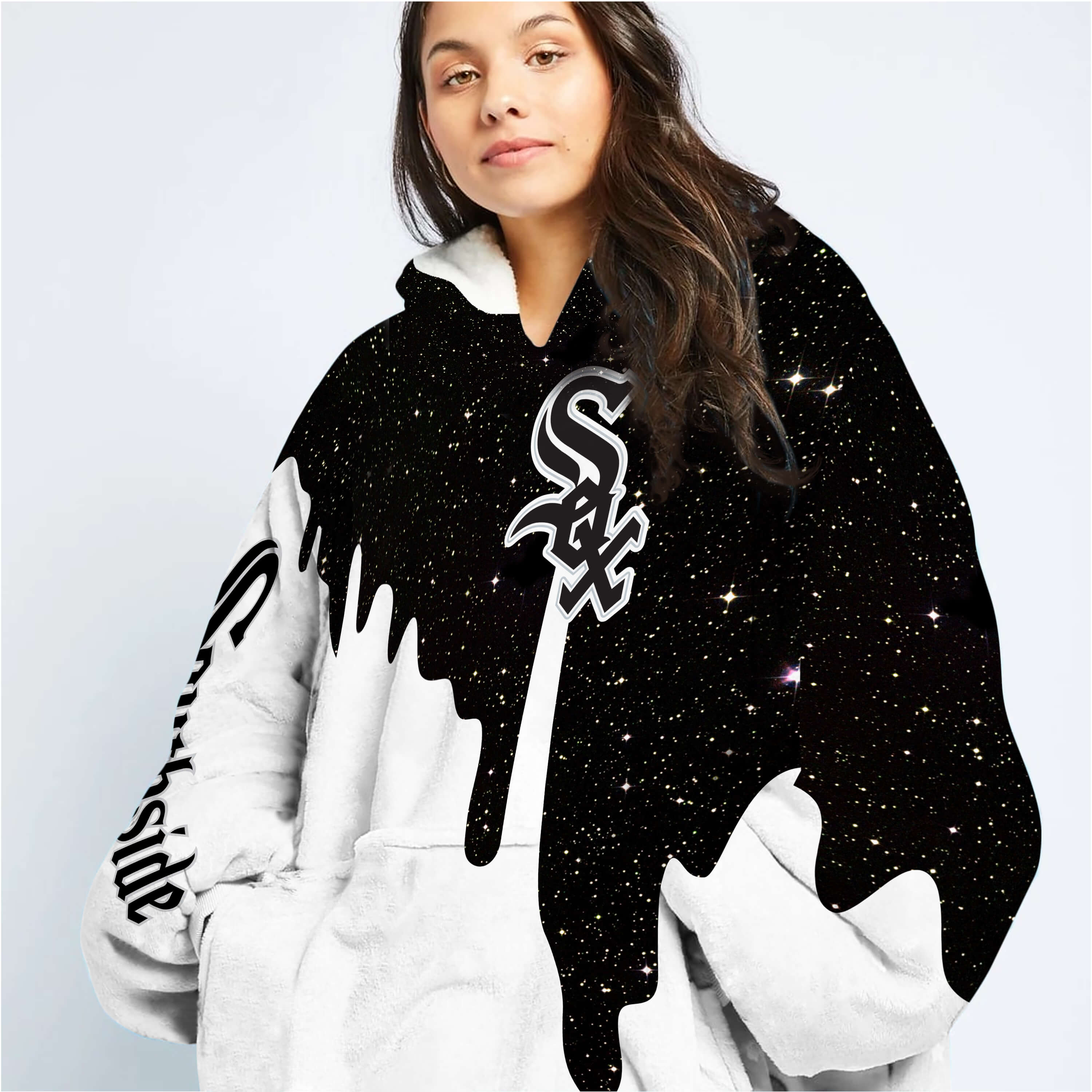Limited Edition - Custom Name - Chicago White Sox - Oodie Blanket - Image 3