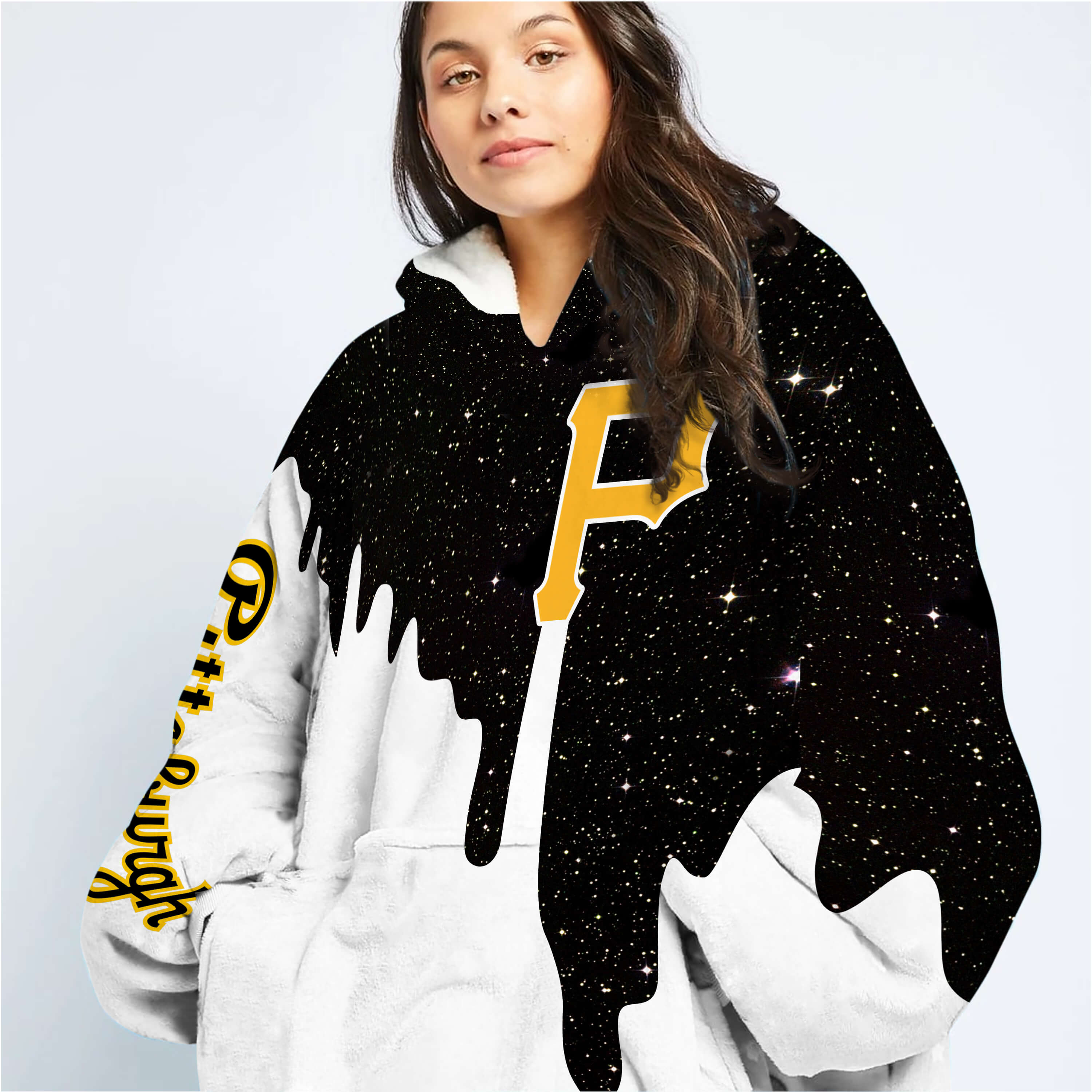 Limited Edition - Custom Name - Pittsburgh Pirates - Oodie Blanket - Image 3