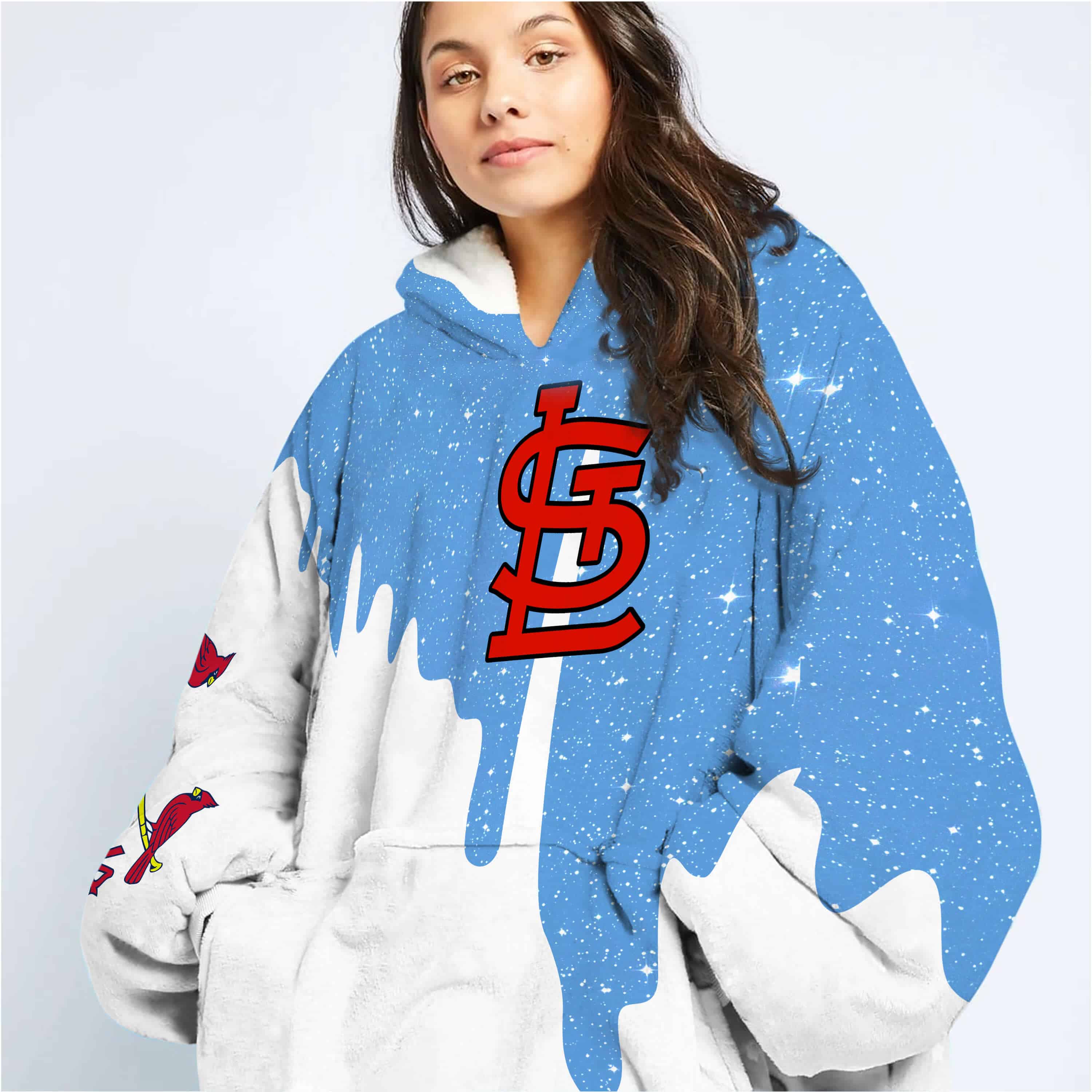 Limited Edition - Custom Name - St. Louis Cardinals - Oodie Blanket - Image 3