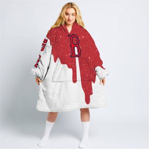 Limited Edition - Custom Name - Boston Red Sox - Oodie Blanket