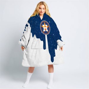 Limited Edition - Custom Name - Houston Astros - Oodie Blanket