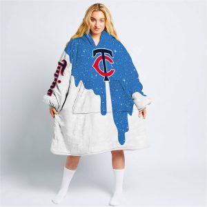 Limited Edition - Custom Name - Minnesota Twins - Oodie Blanket