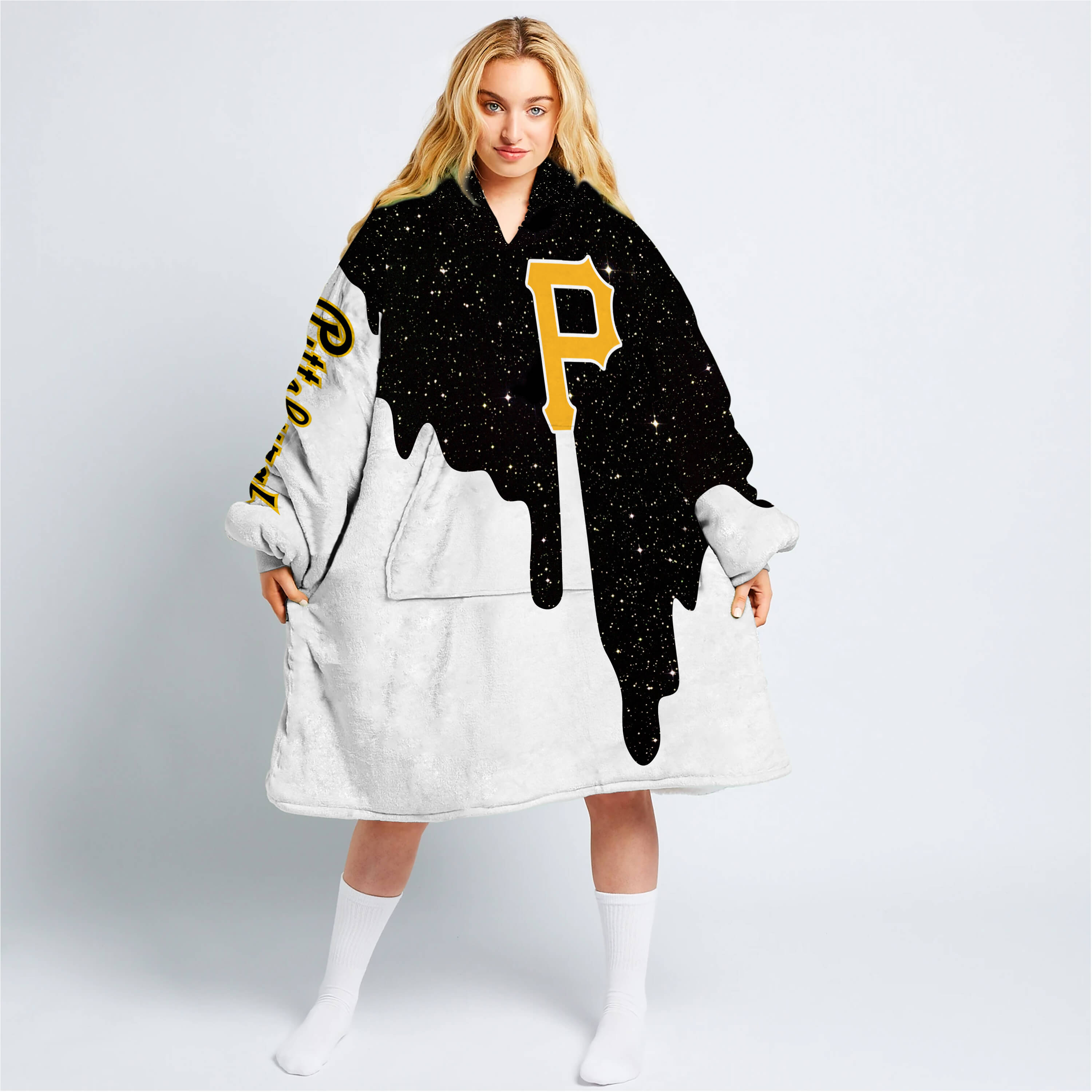 Limited Edition - Custom Name - Pittsburgh Pirates - Oodie Blanket