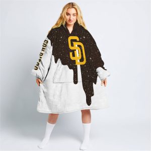 Limited Edition - Custom Name - San Diego Padres - Oodie Blanket