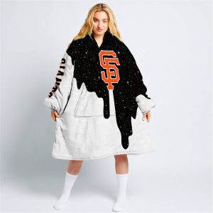 Limited Edition - Custom Name - San Francisco Giants - Oodie Blanket