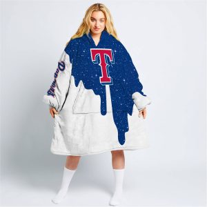 Limited Edition - Custom Name - Texas Rangers - Oodie Blanket
