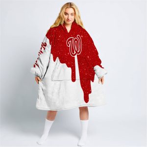 Limited Edition - Custom Name - Washington Nationals - Oodie Blanket