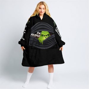 Grinch - Ew People - Oakland Athletics - Oodie Blanket