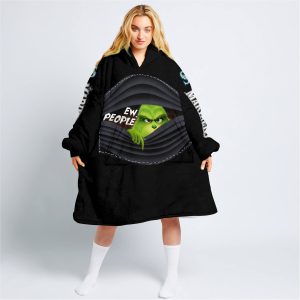 Grinch - Ew People - Seattle Mariners - Oodie Blanket
