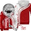 Limited Edition Mlb  -  Custom Name  V2  -  Washington Nationals - Fleece Zip Hoodie