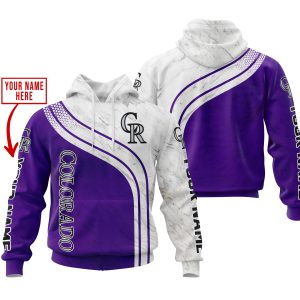 Limited Edition Mlb  -  Custom Name  V2  -  Colorado Rockies