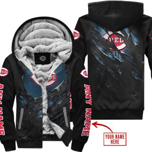 Limited Edition Superman - Cincinnati Reds - Fleece Zip Hoodie