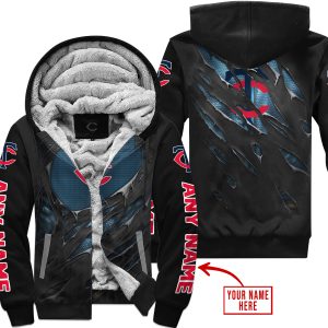 Limited Edition Superman - Minnesota Twins - Fleece Zip Hoodie