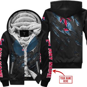 Limited Edition Superman - Texas Rangers - Fleece Zip Hoodie