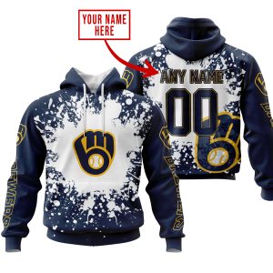 Limited Edition Mlb - Custom Name - Milwaukee Brewers