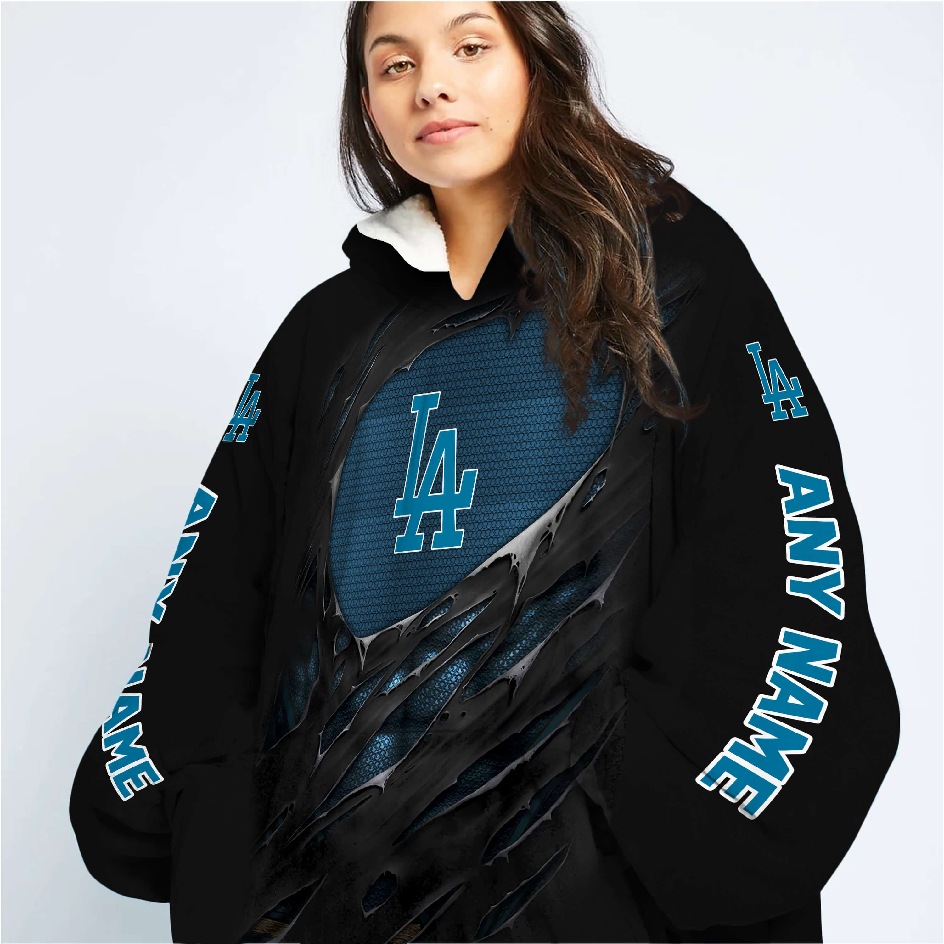 Limited Edition Superman - Los Angeles Dodgers - Oodie Blanket - Image 6