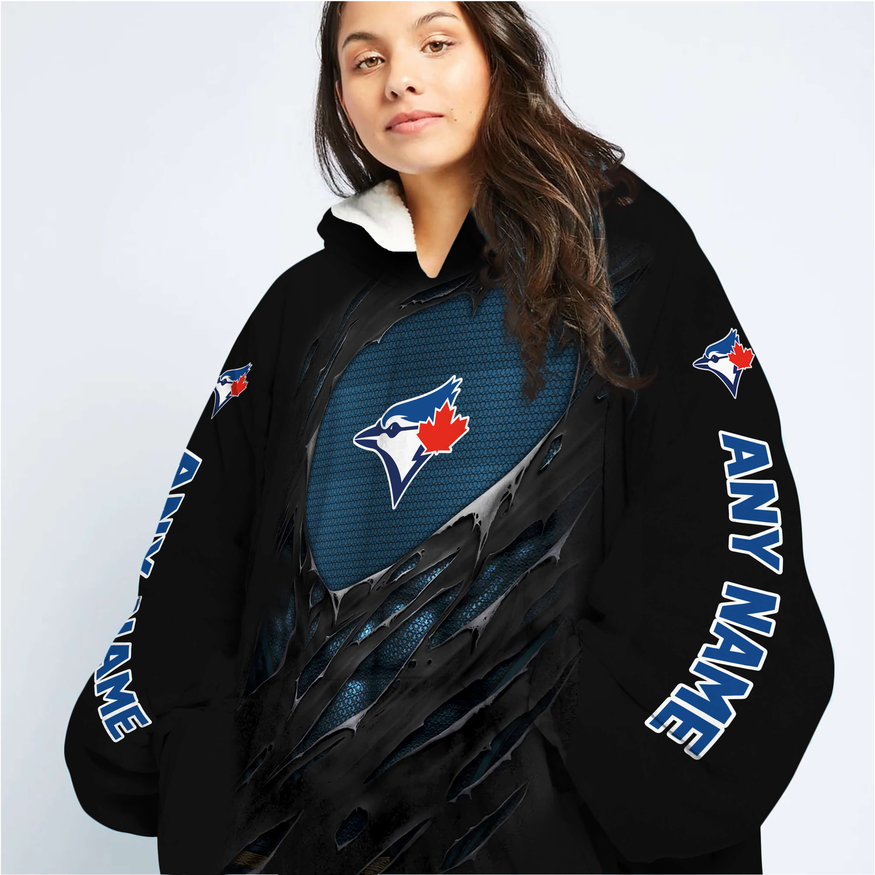 Limited Edition Superman - Toronto Blue Jays - Oodie Blanket - Image 5