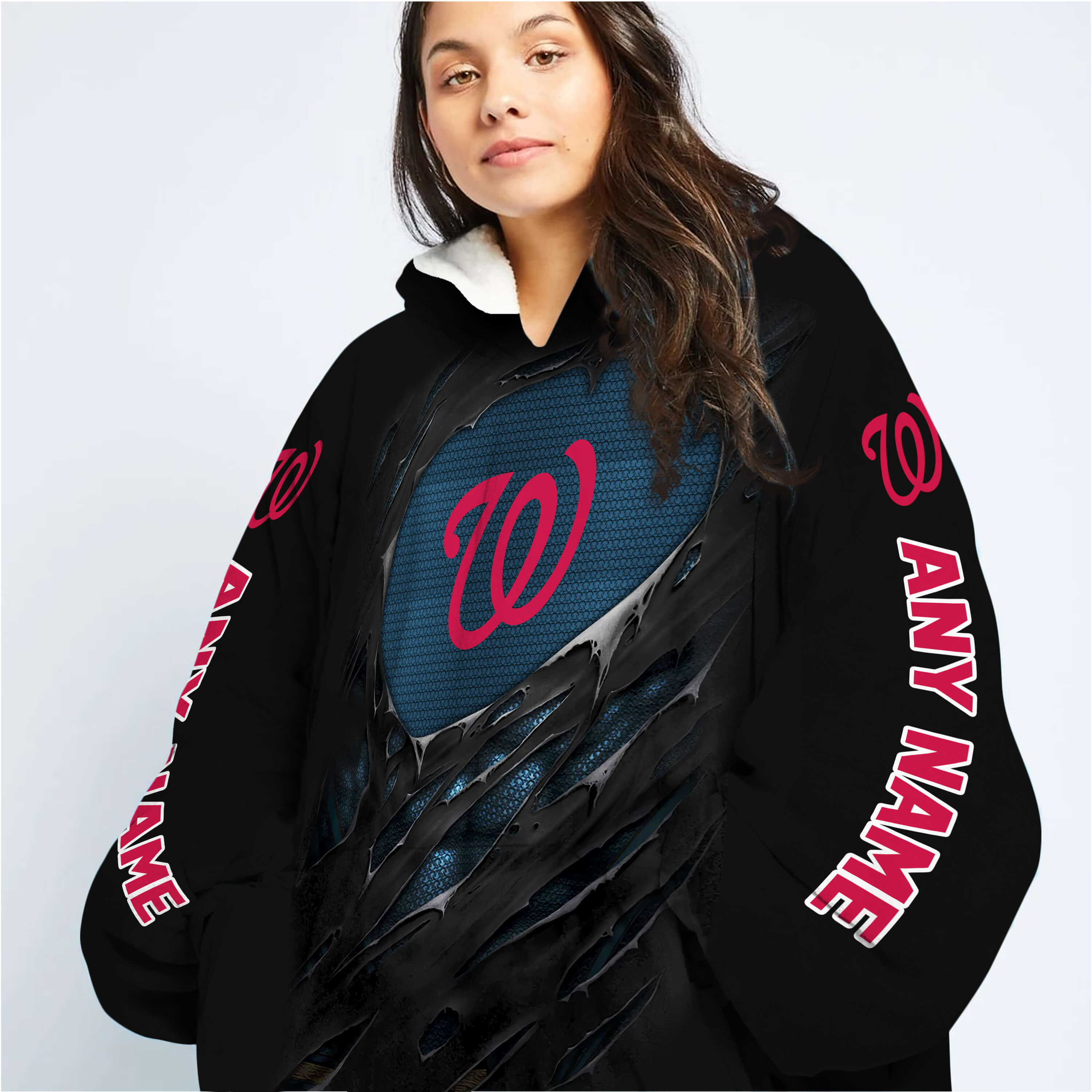 Limited Edition Superman - Washington Nationals - Oodie Blanket - Image 6
