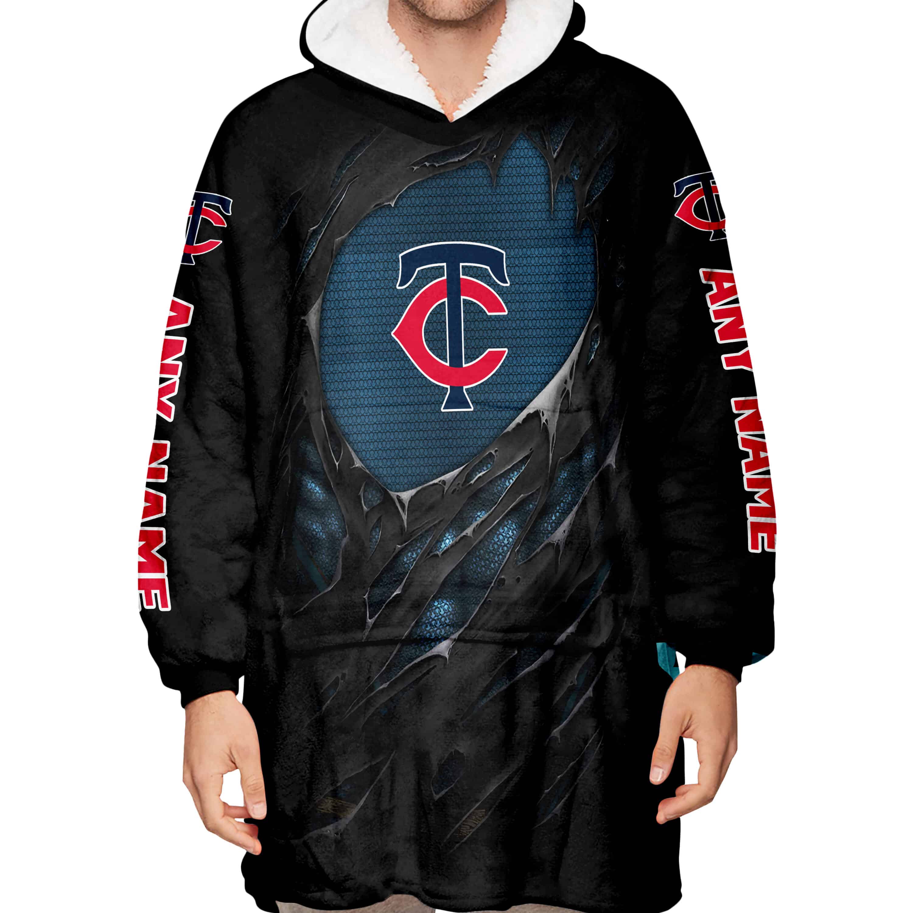Limited Edition Superman - Minnesota Twins - Oodie Blanket - Image 5