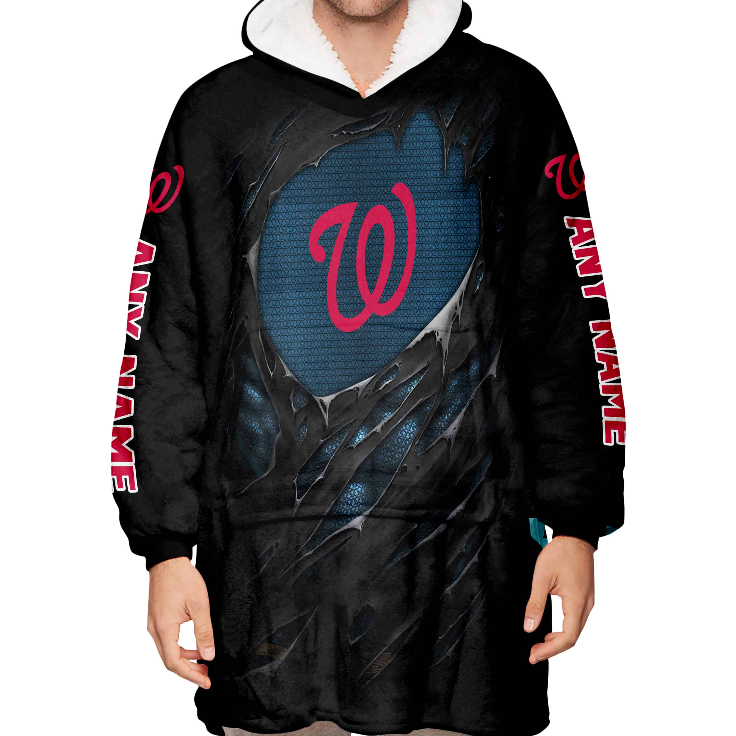 Limited Edition Superman - Washington Nationals - Oodie Blanket - Image 5