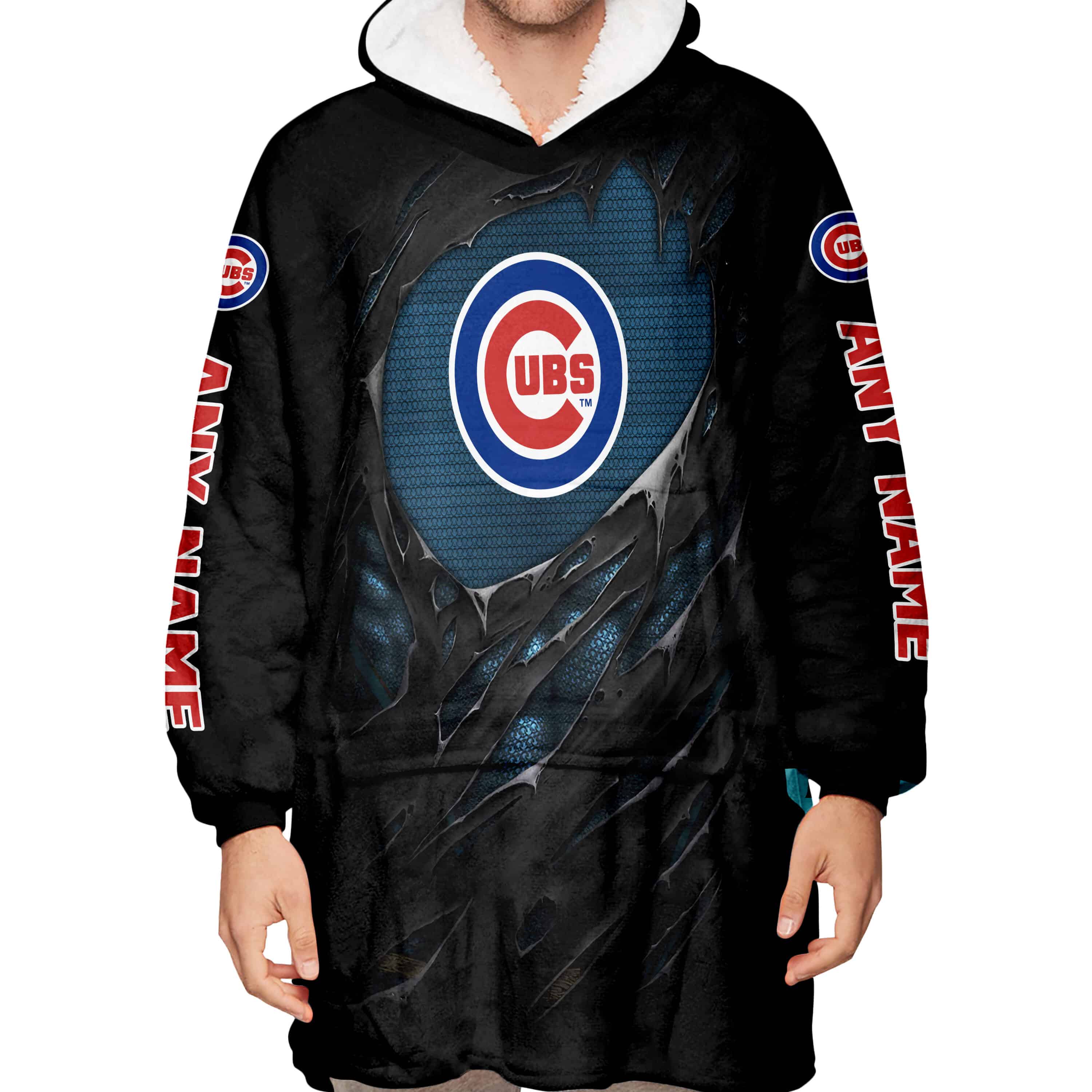 Limited Edition Superman - Chicago Cubs - Oodie Blanket - Image 5