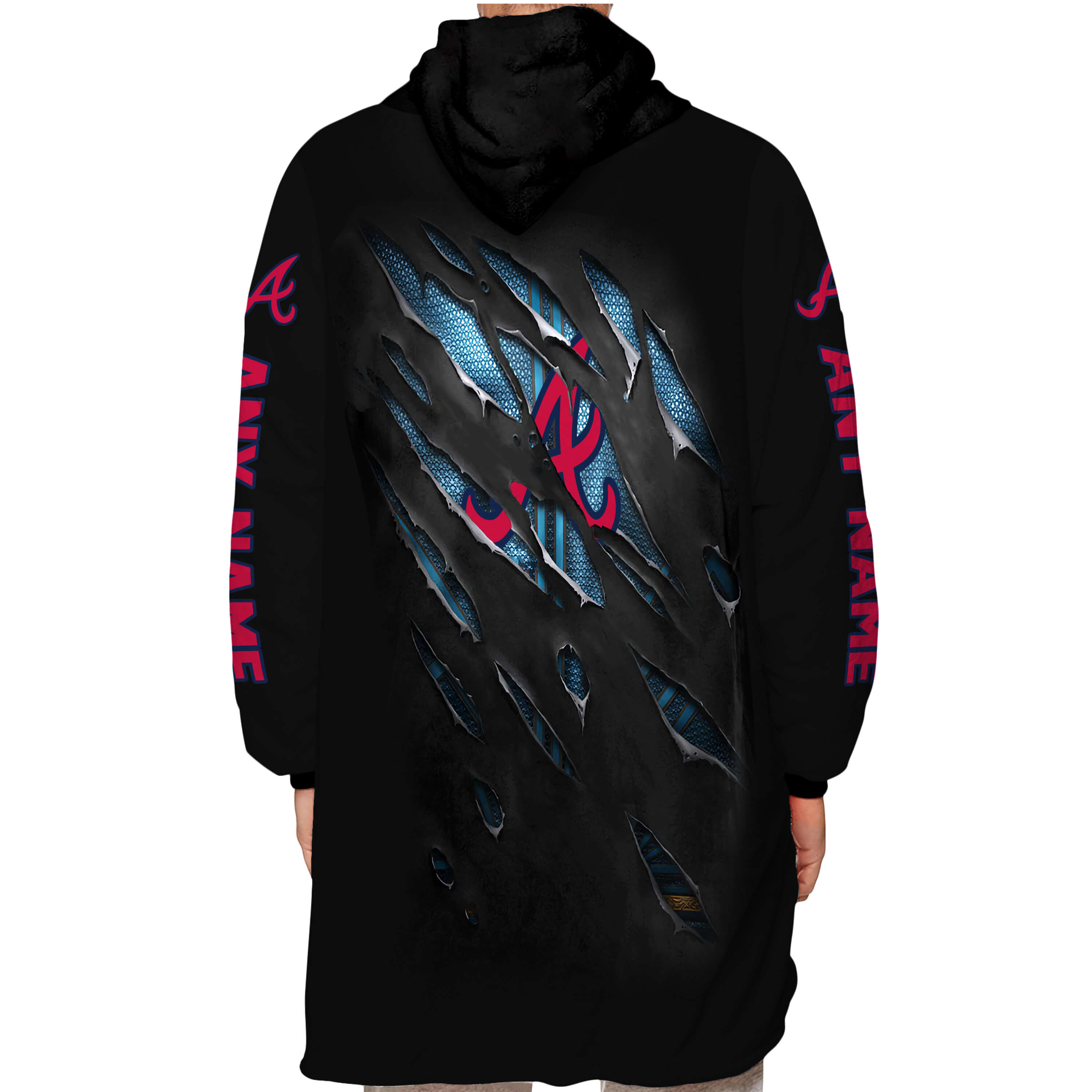 Limited Edition Superman - Atlanta Braves - Oodie Blanket - Image 3