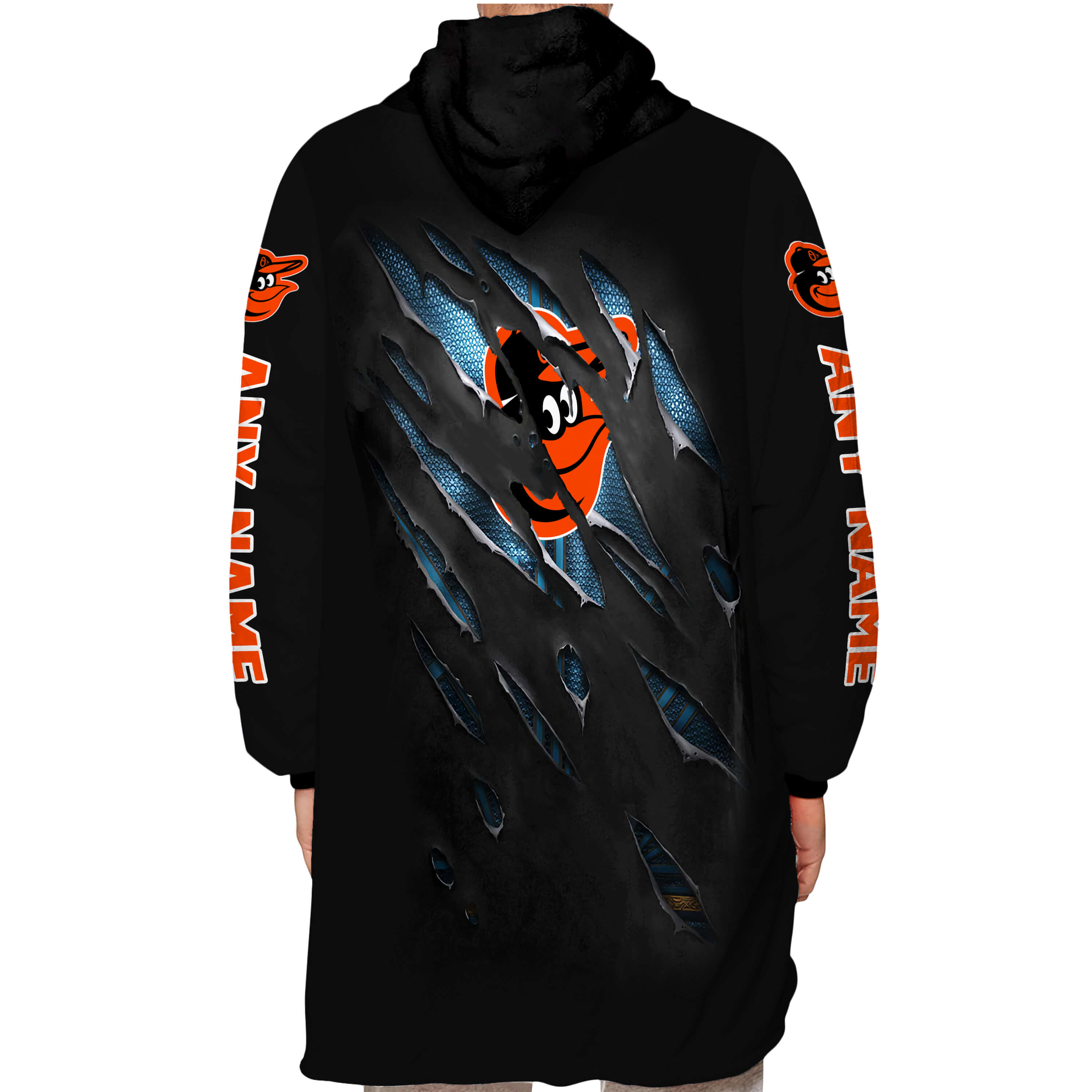 Limited Edition Superman - Baltimore Orioles - Oodie Blanket - Image 3