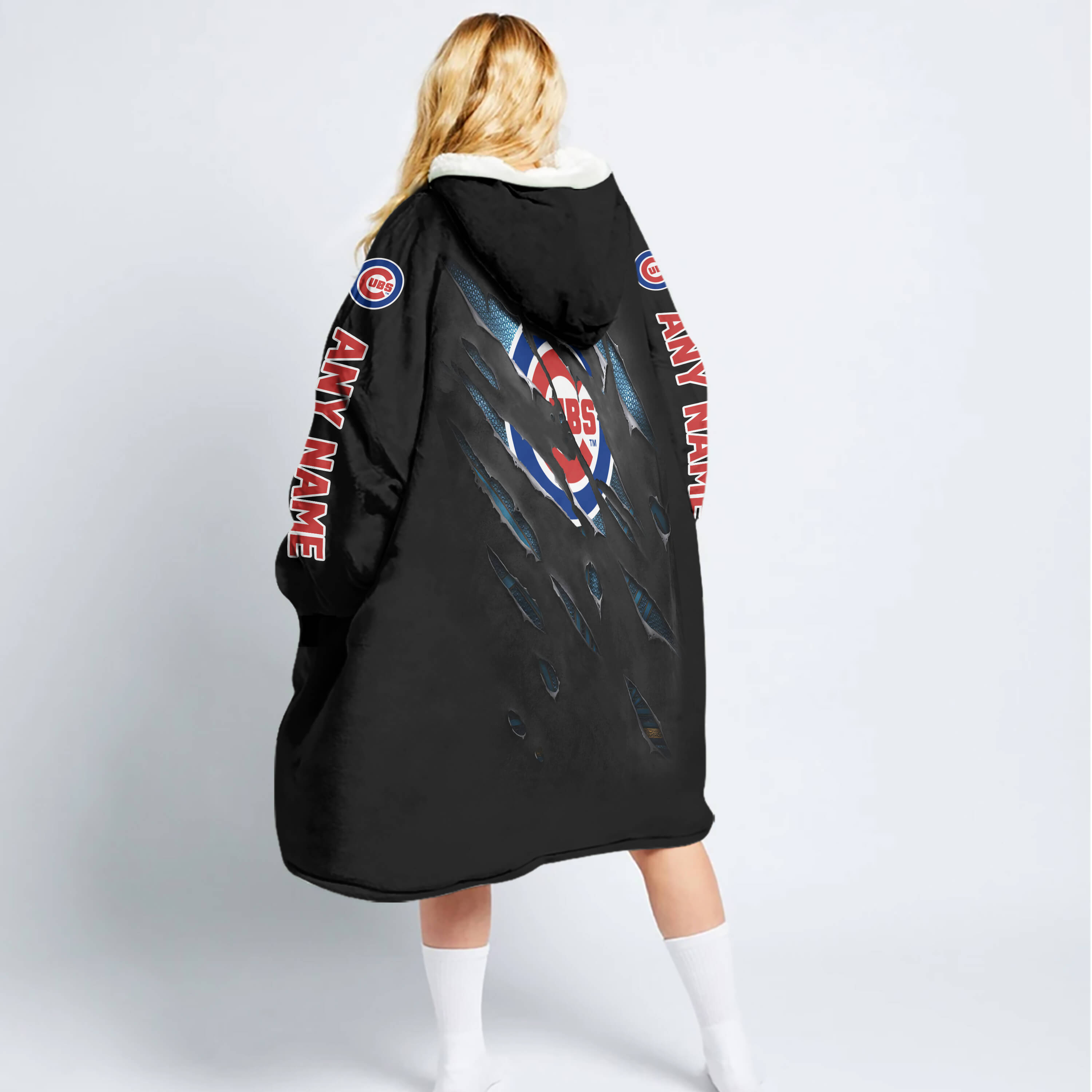 Limited Edition Superman - Chicago Cubs - Oodie Blanket - Image 2
