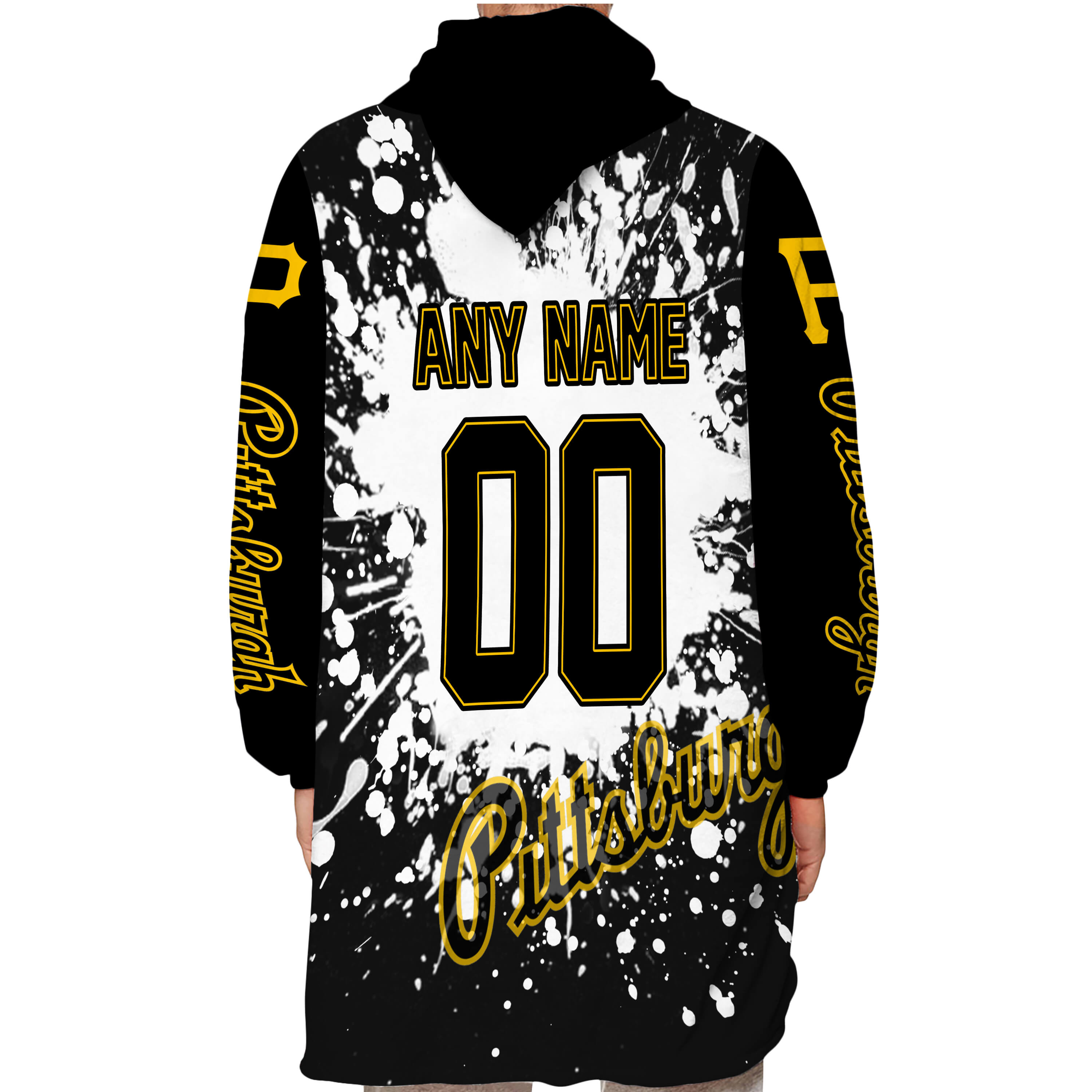 Limited Edition Mlb - Custom Name - Pittsburgh Pirates - Oodie Blanket - Image 5