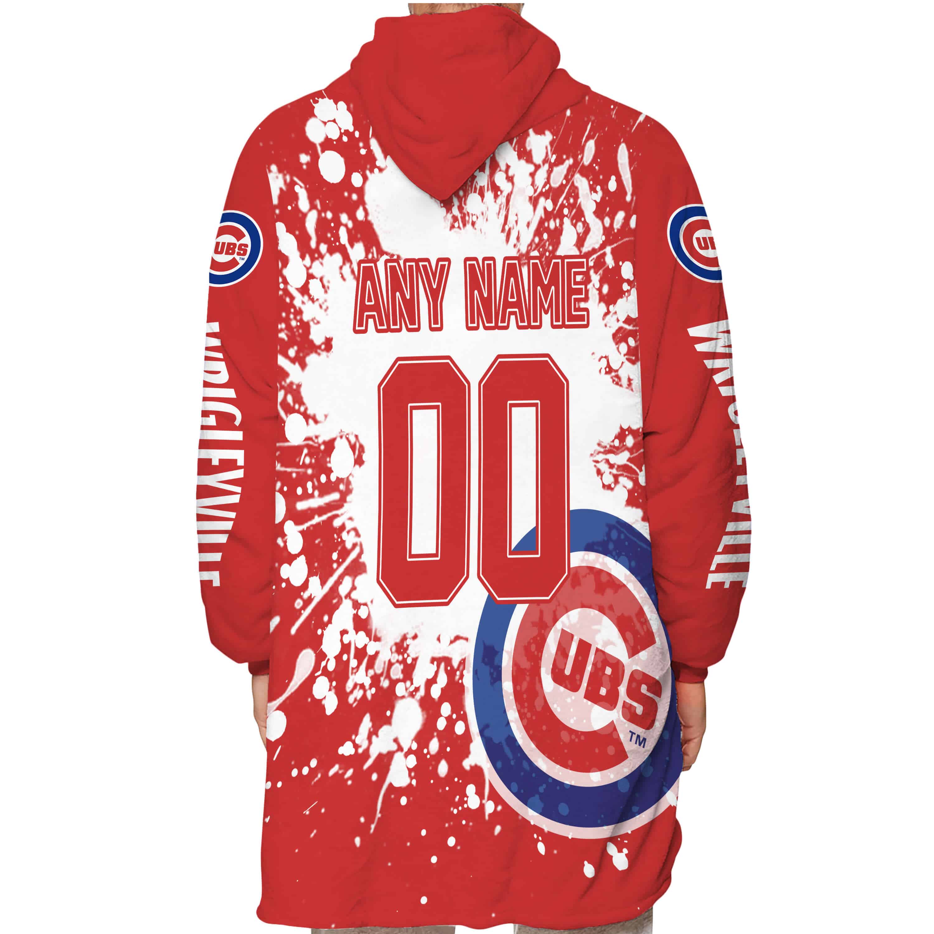 Limited Edition Mlb - Custom Name - Chicago Cubs - Oodie Blanket - Image 5