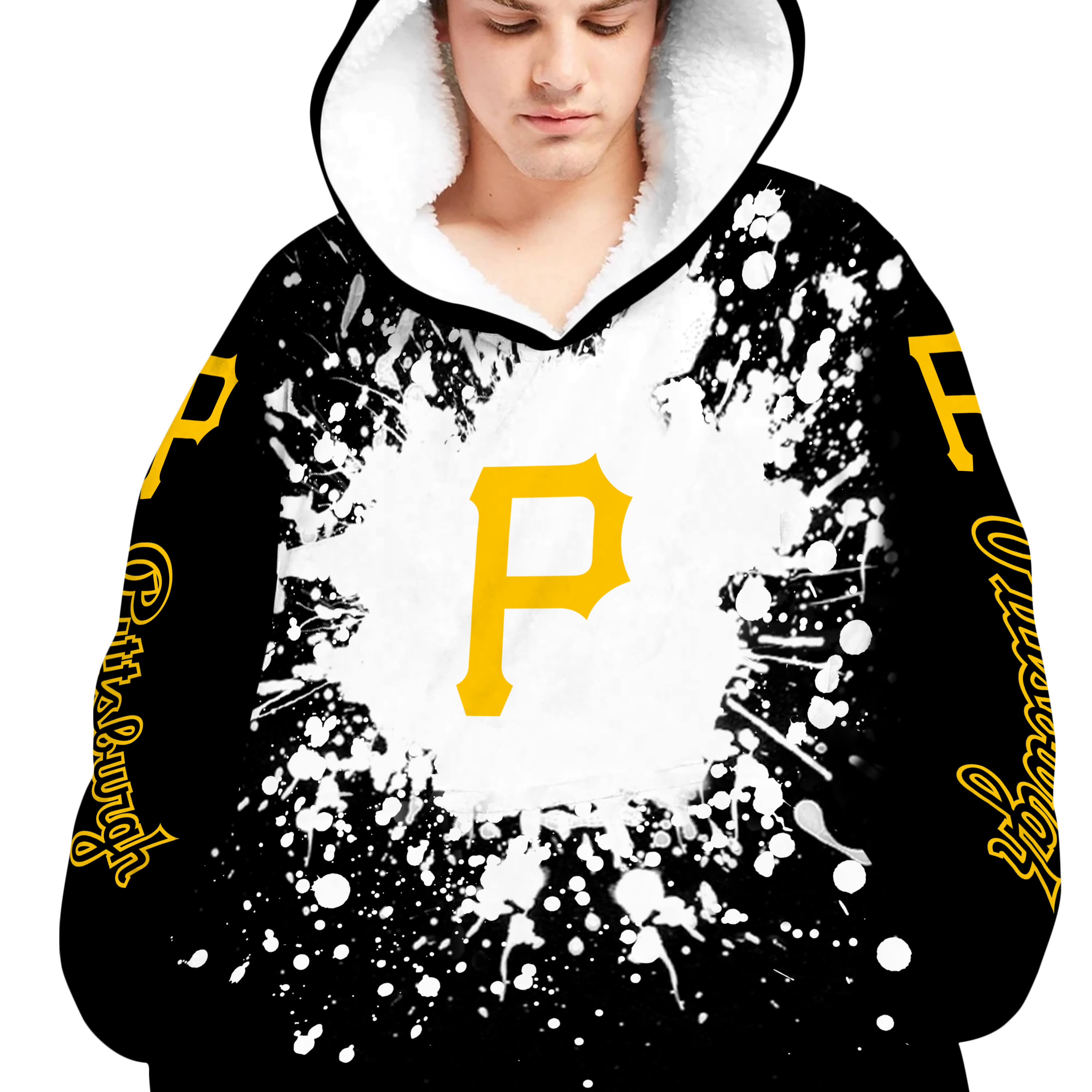 Limited Edition Mlb - Custom Name - Pittsburgh Pirates - Oodie Blanket - Image 4