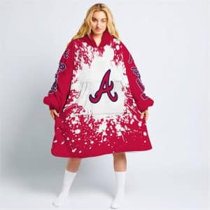 Limited Edition Mlb - Custom Name - Atlanta Braves - Oodie Blanket
