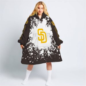 Limited Edition Mlb - Custom Name - San Diego Padres - Oodie Blanket
