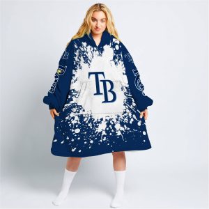 Limited Edition Mlb - Custom Name - Tampa Bay Rays - Oodie Blanket