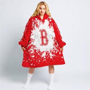 Limited Edition Mlb - Custom Name - Boston Red Sox - Oodie Blanket