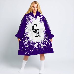 Limited Edition Mlb - Custom Name - Colorado Rockies - Oodie Blanket