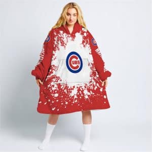 Limited Edition Mlb - Custom Name - Chicago Cubs - Oodie Blanket