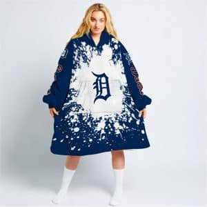 Limited Edition Mlb - Custom Name - Detroit Tigers - Oodie Blanket