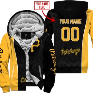 Limited Edition - Custom Name Mlb - Pittsburgh Pirates - Fleece Zip Hoodie