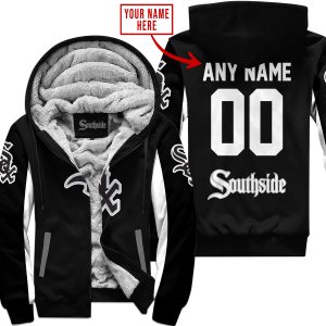 Mlb - Limited Edition - Custom Name V1 - Chicago White Sox - Fleece Zip Hoodie