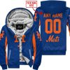 Mlb - Limited Edition - Custom Name V1 - New York Mets - Fleece Zip Hoodie