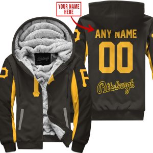 Mlb - Limited Edition - Custom Name V1 - Pittsburgh Pirates - Fleece Zip Hoodie